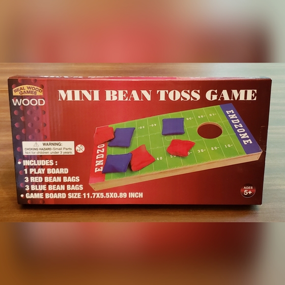 Real Wood Games Mini Bean Toss – NEW - Picture 1 of 1
